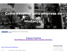 Tablet Screenshot of empresasdemudancas.com